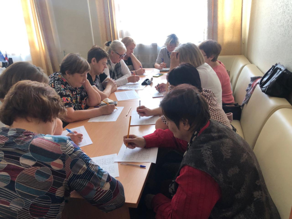Состоялось очередное занятие с пожилыми людьми по проекту «Забота о Старших»